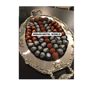 Finest Quality Handmade Silver Metal Chocolate Bowl Luxury Dining Dessert Holder <b>Sweets</b> Serving Bowl For Hotel Ware & Home Decor - Product Image 6