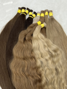 Extensiones de Cabello Remy Vietnamita 100% Naturales, Alineadas con la Cutícula, Lisas, Teñidas con Color Realzado, de 16 a 30 Pulgadas - Product Image 4