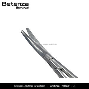 Tijeras para amígdalas PRINCE curvadas de 17 cm, de carburo de tungsteno, juego de instrumentos manuales para cirugía plástica - Product Image 4