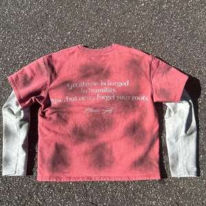 T-shirt surdimensionné de haute qualité 100% coton avec logo personnalisé et impression numérique tendance - Product Image 2