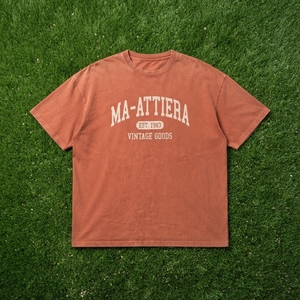 Camiseta Oversize Vintage Lavada para Hombre, Cuello Redondo, Manga Corta, Estilo Casual Urbano, Algodón, Estampado Gráfico, Ajuste Relajado - Product Image 5