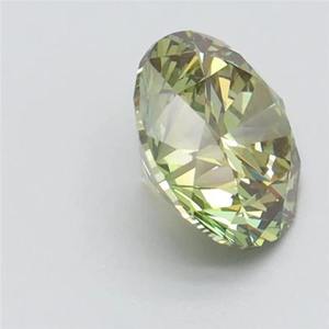 Diamant de laboratoire certifié, taille ronde, vert fantaisie, 2,00 carats, en vrac, pour la fabrication de bijoux - Vente chaude - Product Image 3