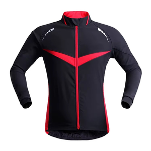 Unisex Professional Waterproof Thermal <b>Cycling</b> <b>Jacket</b> Lightweight <b>Reflective</b> Bike Wear with Removable Sleeves 100% Polyester - Product Image 6