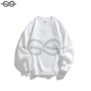 Wholesale Plain Custom Crewneck <b>Sweatshirt</b> 100% Cotton Pullover Oversized Blank <b>Fleece</b> <b>Sweatshirt</b> for Men & Women - Product Image 2