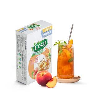 Nuevo Té de Durazno en Polvo Sin Azúcar, Bebida Instantánea de Té Helado de Durazno, Empaque Personalizado en Sobres - Product Image 1