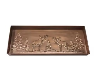 Luxury Display Metal Chocolate <b>Tray</b> Stainless Steel Decorative Serving <b>Tray</b> for Candy <b>Snacks</b> - Product Image 5