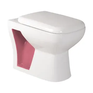 Designer Kunst EWC Retro rustikale zweifarbige europäische Wasser klosett Keramik Sanitär keramik Badezimmer Toilette Kommode Sitz pfanne A Grade