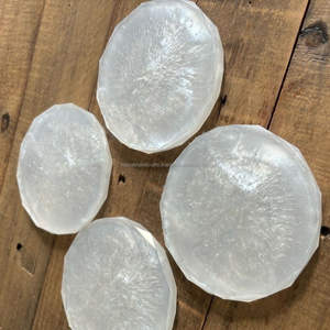 Sous-verres en résine époxy transparente de qualité supérieure, sous-verres en résine faits à la main en gros, provenant d'Inde - Product Image 1