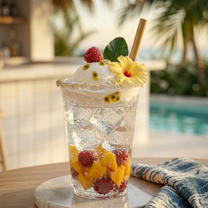 Gobelet en plastique PP polypropylène de grande taille et de forme large, 22 oz, 9 gr, pour bière, jus et soda, fabriqué en Indonésie - Product Image 1