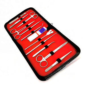 Ensemble d'outils de dissection manuels en acier inoxydable (ciseaux et pinces) pour usage en laboratoire éducatif par Grip Surgical - Product Image 3