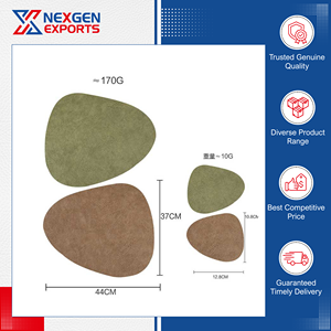 Oferta Exclusiva: Salvamanteles de Cuero PU Impermeable Hechos a Mano de Alta Calidad para Mesa de Comedor, Oficina, Restaurante y Hotel - Product Image 4