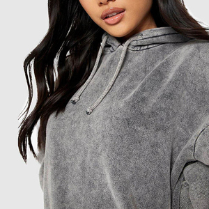Conjunto Deportivo para Mujer con Efecto Desgastado, Sudadera de Manga Larga de Color Sólido y Pantalones con Bolsillos Laterales y Puños Elásticos - Product Image 3