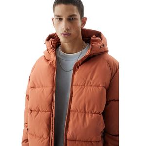 <b>Top</b> Quality New Fashion Style Men Puffer Jacket Outdoor wear Quilted Overcoat Hooded Puffer Jacket For Men - Product Image 5