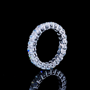 Anillo de diamante de laboratorio con corte ovalado de lujo, banda de oro amarillo macizo de 14k con pulido brillante, anillo de compromiso de 1 quilate, joyería fina. - Product Image 5