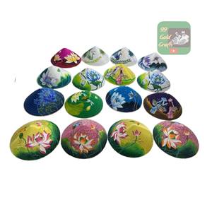Eco-Friendly Vietnamese Conical Hats Non La Palm <b>Leaf</b> Craft for Theme Parties & Weddings Bulk Wholesale Cost - Product Image 1