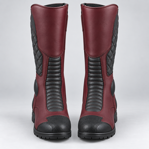 Botas Largas para Motocicleta, Impermeables, de Cuero, Calzado Protector para Motociclismo, Equipo de Turismo para Motocicleta - Product Image 1