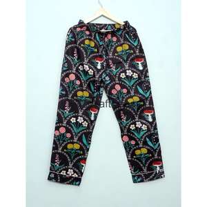 Pijamas de Mujer Hechos a Mano en India, con Estampado Digital Floral Vintage de Lujo, 100% Algodón Premium, Conjunto para Primavera, Verano y Otoño - Product Image 2