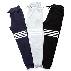 2026 Custom Logo <b>Men</b> 100% Cotton Raw Edge French Terry Straight Leg Sweatpants Oversized Four-Way <b>Stretch</b> Winter Quick Dry Gym - Product Image 3