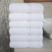 Serviette de Bain Blanche de Luxe 100% Coton 550 GSM, Ultra Douce et Épaisse, Idéale pour Hôtels, Spas, Complexes et Usage Domestique – Offre Spéciale
