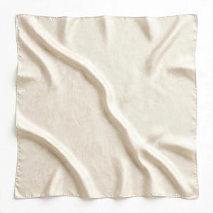 SOZAN SPORTS Women 100% Silk Square Scarf Vintage Leaf Print Skin Friendly All Seasons Elegant Fashion <b>Accessory</b> - Product Image 5