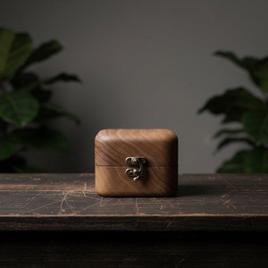 Personalized Walnut Watch <b>Box</b> for Men with Glass Wood Lid Engraved Gift for Dad-Jewelry <b>Storage</b> - Product Image 2