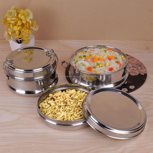 Lonchera de Acero Inoxidable de Grado Alimenticio para Adultos, a Prueba de Fugas, de Dos Niveles, Fácil de Abrir, Ligera, con Capacidad de 300 ml, Asequible - Product Image 5