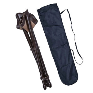 Taburete plegable de cuero hecho a mano de primera calidad, taburete portátil tipo trípode para caza y camping, venta al por mayor, proveedor OEM personalizado, alta calidad en venta - Product Image 2