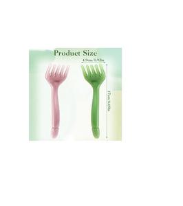 Peine de masaje de resina de lujo hecho a mano para un cuidado suave del cabello y una rutina cómoda de masaje del cuero cabelludo - Product Image 4