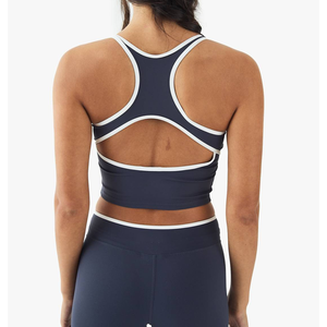 2026 Soutien-gorge de sport sexy effet seconde peau, dos croisé, maintien élevé, doux pour la peau, pour l'entraînement et le yoga - Product Image 3