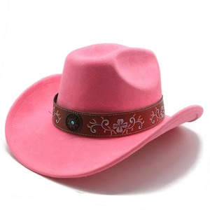 Chapeau de cowboy en daim personnalisé avec logo sur mesure pour fêtes, livraison gratuite, vente en gros, promotionnel, design exclusif - Product Image 6