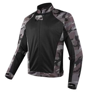 Chaquetas de Motocicleta Unisex Impermeables de Cordura con Diseño de Camuflaje de Alta Calidad, Chaquetas de Motocicleta de Cuero Genuino Blanco para Todas las Temporadas - Product Image 3