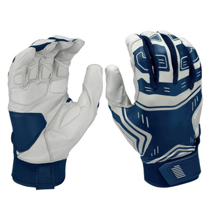 Guantes de béisbol deportivos para hombre con correa ajustable, guantes de bateo de béisbol transpirables de dedo completo - Product Image 1