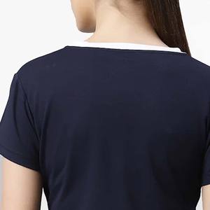 T-shirt 100% coton, grande taille, couleur unie, surdimensionné, pour femmes, t-shirts grande taille pour femmes, 100% coton, personnalisé, grande taille - Product Image 2