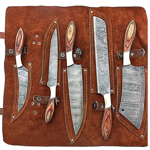 PRESTIGE BLADES Premium Handmade 67-Layer Damascus Steel Ambidextrous Chef <b>Knife</b> <b>Set</b> 5-Piece <b>Sharp</b> Customized Handle <b>Knife</b> <b>Set</b> - Product Image 4