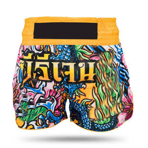 Muay Thai Shorts Satin Material Boxing Gym Karate Training Fight Wear Durable Finish Martial Arts Workout Gear - Product Image 3