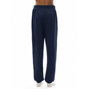 กางเกงวอร์มขายส่งคุณภาพสูงขายดีสำหรับผู้ชาย ทรงขาตรงหลวม สไตล์นักศึกษา มีเชือกผูกเอว ด้านหน้าเรียบ ปักโลโก้ตามสั่ง - Product Image 3