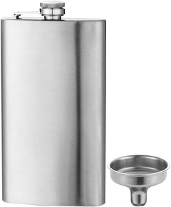 กระติกน้ำสแตนเลสขนาดใหญ่พิเศษพร้อมกรวย เหมาะสำหรับการผจญภัยกลางแจ้ง งานปาร์ตี้ หรือเป็นของขวัญสุดพิเศษสำหรับเขา - Product Image 1