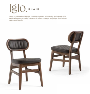 Modern Wooden <b>Dining</b> <b>Chair</b> Upholstered with Microfiber Minimalist Design for Home Furniture and Commercial <b>Dining</b> - Product Image 1