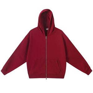 Sudadera con Capucha Extra Grande para Hombre, Color Sólido, Felpa de Algodón, Casual, Lavado Ácido, Patrón de Letras, Ropa de Otoño, Impermeable - Product Image 3