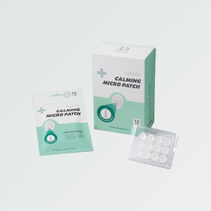 Mascarilla facial en lámina Dailydeul Calming Micro Patch 4mg x 12 Parches 10 Unidades 1 Caja, mascarilla facial en lámina con Pantenol - Product Image 1