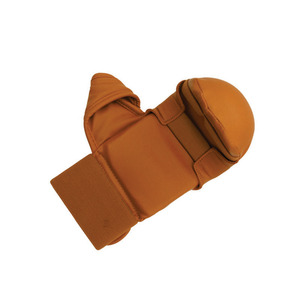 Gants de boxe unisexes en PU, équipement d'entraînement durable pour les arts martiaux, orange - Product Image 5