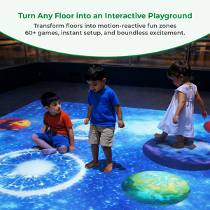 Système de divertissement interactif au sol Eshark avec jeux de suivi de mouvement – INEK00007 - Product Image 1