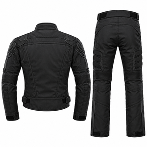 Ensemble veste et pantalon de moto pour homme Guruna Racing, manches longues, polyester/coton, coupe-vent, toutes saisons, protection intégrée - Product Image 2