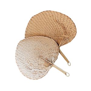 พัดใบปาล์มธรรมชาติ ทำมือจากเวียดนาม พัดตกแต่งงานแต่งงาน และขายส่ง - Product Image 4