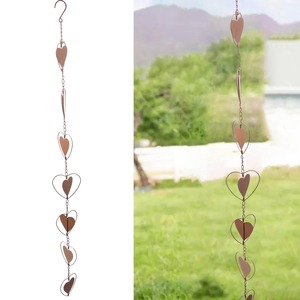 Cadena de Lluvia Metálica Colgante Contemporánea para Espacios de Jardín Elegantes - Product Image 2