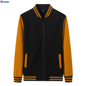 Custom Made High Quality Eco-Friendly Windproof Thick Wool Leather Men's Varsity <b>Jacket</b> with Fleece Lining Plus Size for <b>Winter</b> - Product Image 6