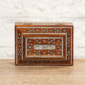 High quality Bone Inlay Wooden <b>Trinket</b> Organizer <b>Box</b> with Drawer Handmade Decorative Storage for Luxury Home Collection - Product Image 4