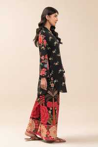 Vêtements indiens et pakistanais haut de gamme imprimés pour femmes, ensemble 2 pièces en tissu léger pour l'été, vêtements cousus en tissu lawn - Product Image 4
