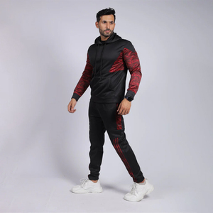Conjunto de Sudadera con Capucha Negra para Hombre con Logotipo Frontal, 100% Algodón, Secado Rápido y Transpirable - Product Image 2