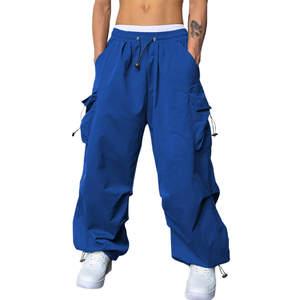 Wholesale Performance Cargo Pants <b>Trousers</b> Custom Logo and Design Comfortable Flexible Loose Fit Cargo Pants for Men - Product Image 6